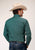 Roper Mens Cross Walk Foulard Blue 100% Cotton L/S Shirt