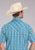 Roper Mens 2466 Ocean Dobby Blue 100% Cotton S/S Shirt