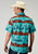 Roper Mens 1900 Hawaiian Blue 100% Cotton 1 Pkt S/S Shirt