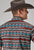 Roper Mens 1898 Aztec Stripe Red 100% Cotton S/S Shirt