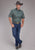Roper Mens 2382 Dusk Paisley Blue 100% Cotton S/S Shirt