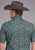 Roper Mens 2382 Dusk Paisley Blue 100% Cotton S/S Shirt