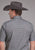 Roper Mens 2383 Medallion Paisley Grey Cotton Blend S/S Shirt