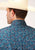 Roper Mens Teal 100% Cotton Purple Sage Paisley S/S Shirt