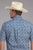 Roper Mens 2379 Prairie Paisley Blue 100% Cotton Btn S/S Shirt