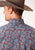 Roper Mens Wine 100% Cotton Liberty Paisley BD S/S Shirt