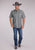 Roper Mens 2501 Medallion Foulard Grey 100% Cotton 1 Pkt S/S Shirt