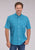 Roper Mens 2503 Bluebird Foulard Blue 100% Cotton 1 Pkt S/S Shirt