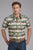 Roper Mens Tropical Horses Brown/Green 100% Cotton S/S Shirt