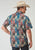 Roper Mens 1909 Vintage Patchwork Multi-Color 100% Cotton S/S Shirt