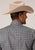 Roper Mens 1452 Silver Foulard Grey 100% Cotton Tall S/S Shirt