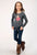 Roper Girls Horse in Tutu Grey Poly/Rayon L/S T-Shirt