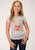Roper Kids Girls Guitar Music Grey Poly/Rayon S/S T-Shirt