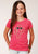 Roper Kids Girls Watermelon Cactus Pink Poly/Rayon S/S T-Shirt