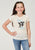 Roper Kids Girls Barn Hair Cream Poly/Cotton S/S T-Shirt