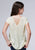 Roper Kids Girls Gum Machine Cream Poly/Rayon S/S T-Shirt