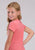 Roper Kids Girls I Am The Problem Pink Poly/Rayon S/S T-Shirt