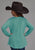 Roper Kids Girls My First Rodeo Turquoise Poly/Rayon L/S T-Shirt
