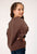 Roper Girls Threw A Fit Brown 100% Cotton Sweatshirt