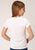 Roper Kids Girls White Poly/Rayon S/S Shirt