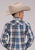 Roper Kids Boys 2461 Dusk Dobby Blue/White 100% Cotton L/S Shirt
