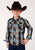 Roper Boys Crossing Dobby Brown 100% Cotton L/S Shirt