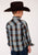 Roper Boys Crossing Dobby Brown 100% Cotton L/S Shirt