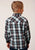 Roper Boys Dusk Dobby Black 100% Cotton L/S Shirt