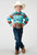 Roper Kids Boys 1900 Hawaiian Blue 100% Cotton L/S Shirt