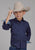 Roper Kids Boys 2177 Aztecs Blue 100% Cotton L/S Shirt