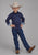 Roper Kids Boys 2177 Aztecs Blue 100% Cotton L/S Shirt