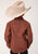 Roper Boys Kids Brown 100% Cotton Arrow Geo L/S Shirt XS