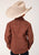 Roper Boys Kids Brown 100% Cotton Arrow Geo L/S Shirt M