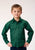 Roper Boys Four Leaf Foulard Green 100% Cotton L/S Shirt