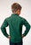 Roper Boys Four Leaf Foulard Green 100% Cotton L/S Shirt