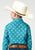 Roper Boys Lake Medallion Blue 100% Cotton L/S Shirt