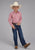 Roper Kids Boys 2500 Saltillo Foulard Rust 100% Cotton L/S Shirt