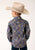 Roper Kids Boys Royal Paisley Multi-Color 100% Cotton L/S Shirt