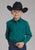 Roper Kids Boys 2249 Black Fill Teal 100% Cotton L/S Shirt