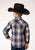 Roper Boys Ranch Plaid Brown 100% Cotton L/S Shirt