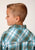 Roper Kids Boys Meadow Plaid Green 100% Cotton L/S Shirt