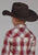Roper Kids Boys 57 Chevy Plaid Red 100% Cotton L/S Shirt