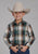 Roper Kids Boys Tall Tree Plaid Multi-Color 100% Cotton L/S Shirt