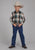 Roper Kids Boys Tall Tree Plaid Multi-Color 100% Cotton L/S Shirt