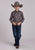 Roper Kids Boys 2742 Iron Paisley Grey 100% Cotton Btn L/S Shirt