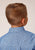 Roper Kids Boys Thistle Foulard Blue 100% Cotton L/S Shirt