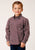 Roper Kids Boys Classic Foulard Wine 100% Cotton L/S Shirt