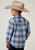 Roper Kids Boys 1942 Chicory Ombre Blue 100% Cotton Btn L/S Shirt