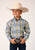 Roper Kids Boys Sandy Plaid Tan 100% Cotton L/S Shirt