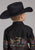 Roper Kids Boys Scribble Bullriders Black 100% Cotton L/S Shirt